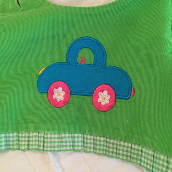 Mulberry St REVERSIBLE Green Corduroy Dress Jumper - Picture 5 of 5